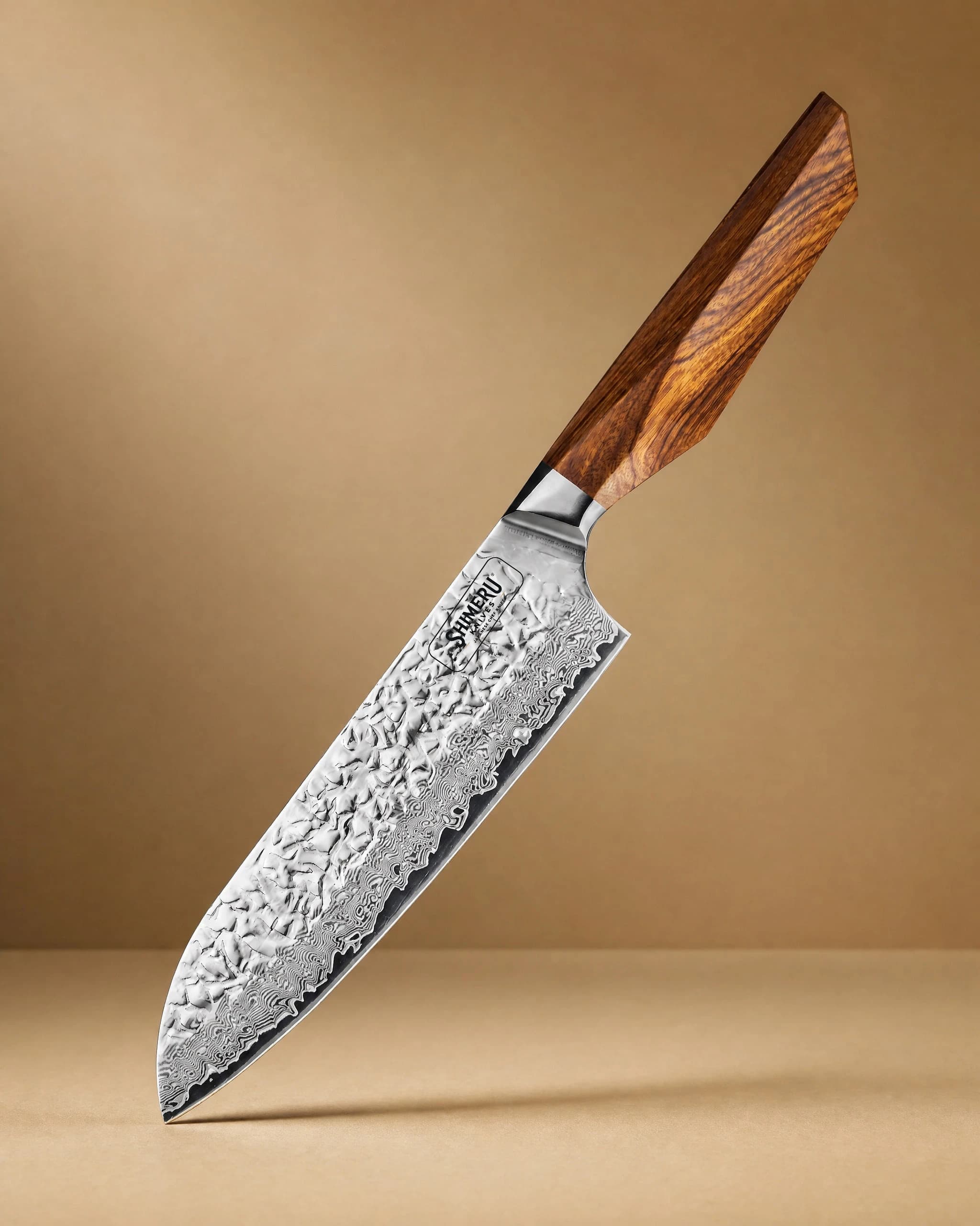 Shikoku 7" Damascus Steel Kengata Santoku