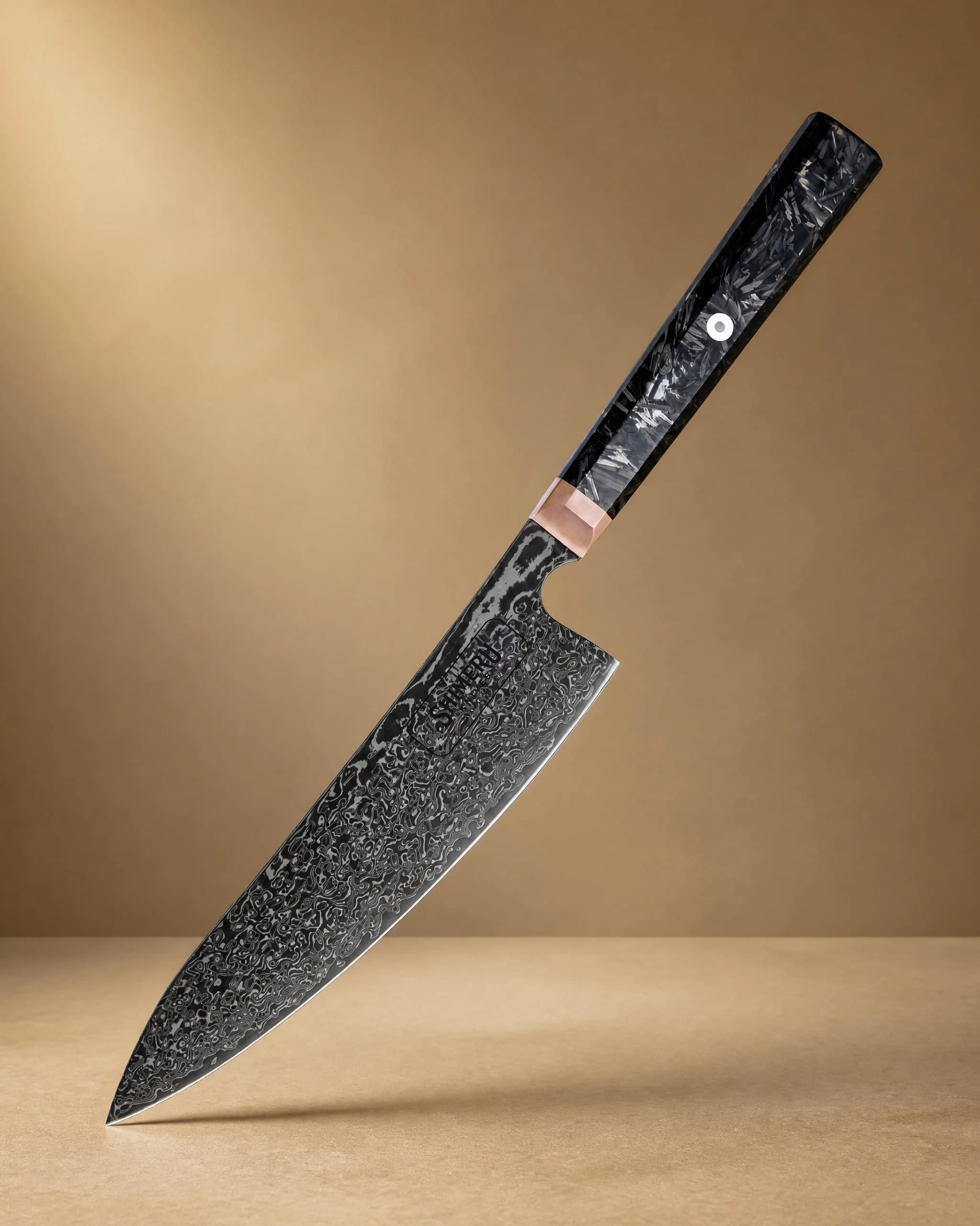 Kushiro 8.3" Damascus Steel Gyuto Knife