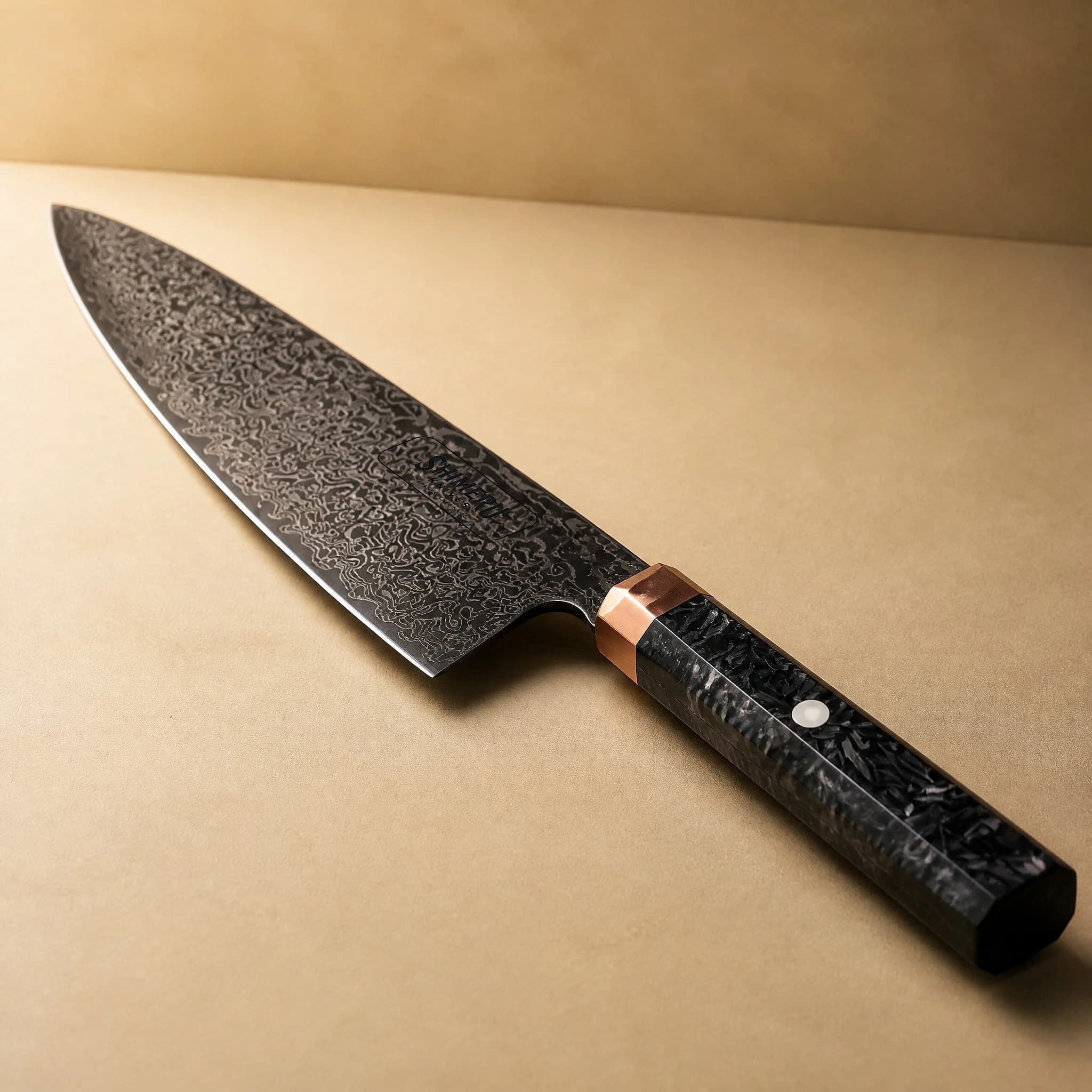 Kushiro 8.3" Damascus Steel Gyuto Knife