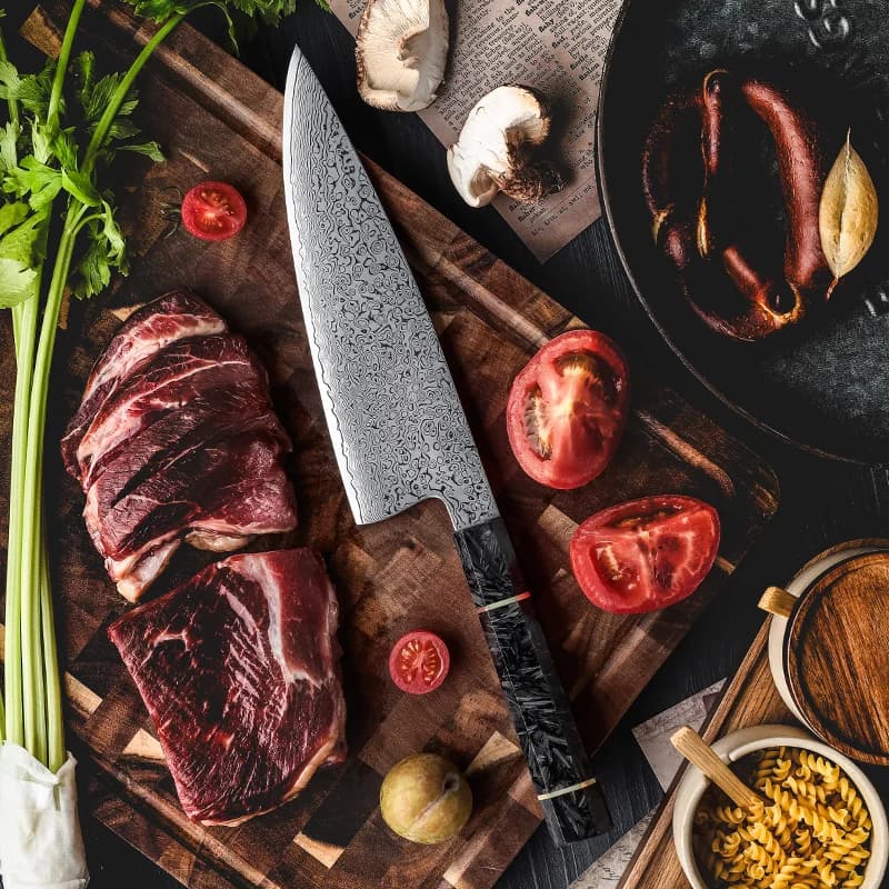 Tokachi 8" Damascus Steel Gyuto/Chef Knife  牛刀