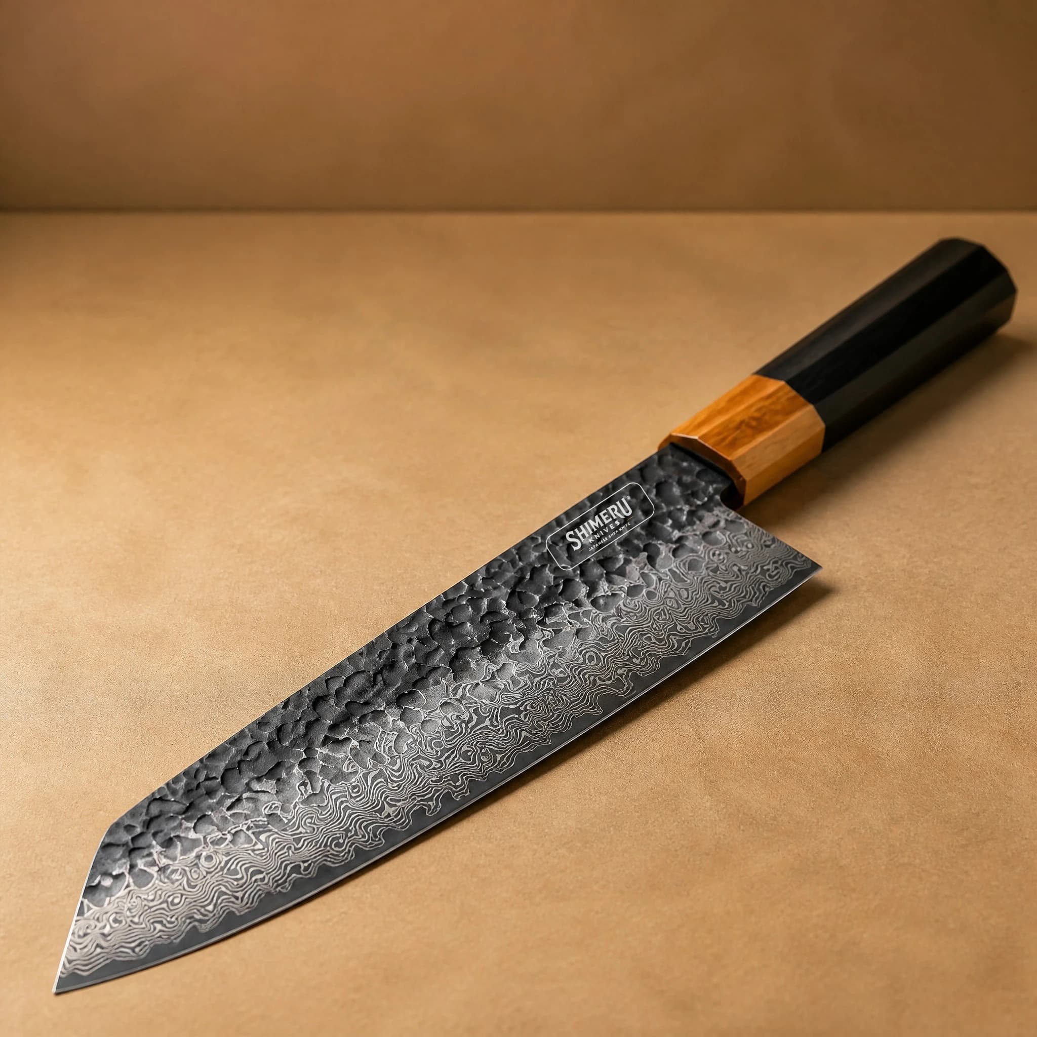 Dark Grain 9.5" Damascus Steel Kiritsuke Knife