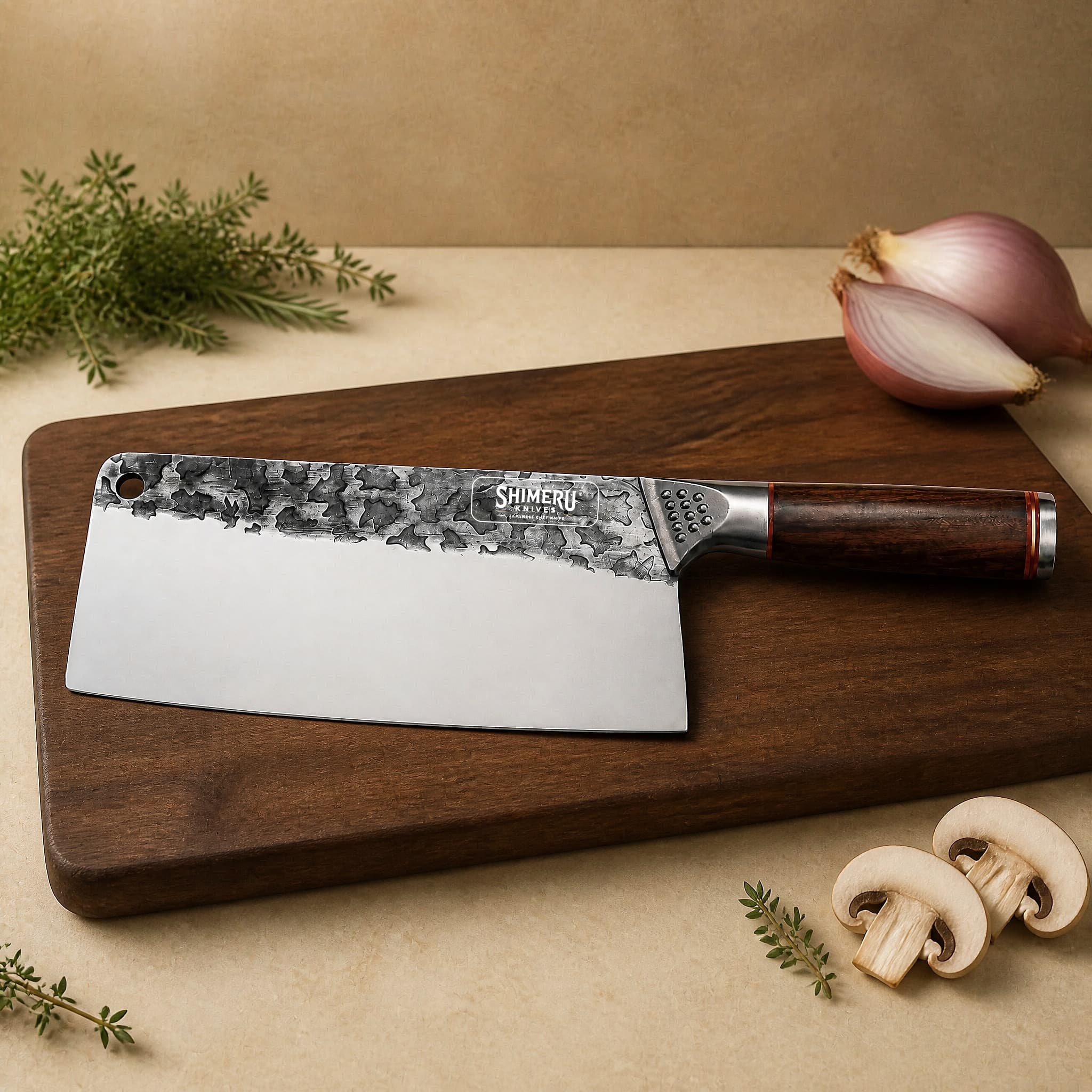 Saba 7" Stainless Steel Cleaver