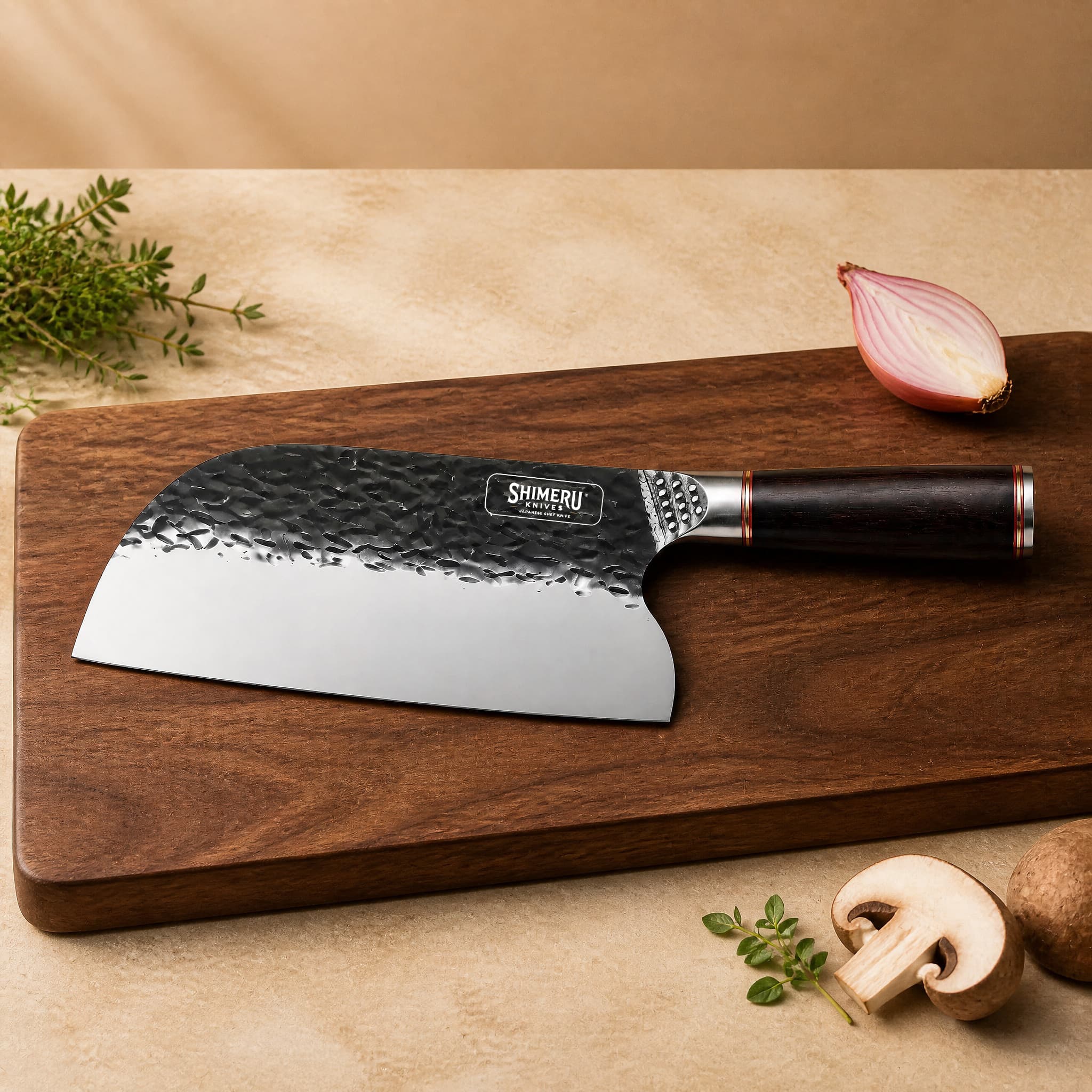 Toyo 7" Stainless Steel Cleaver