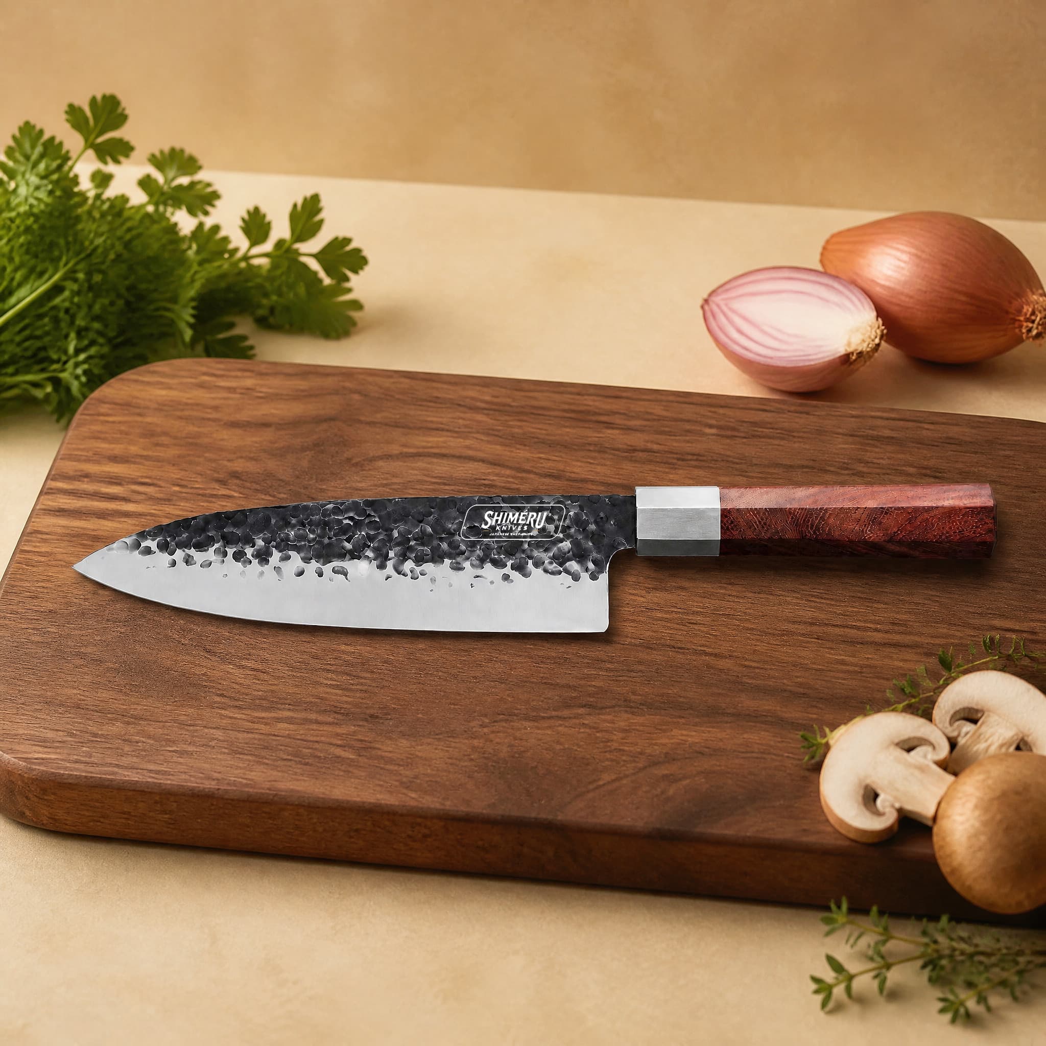 Sendai 8" Steel Gyuto Knife