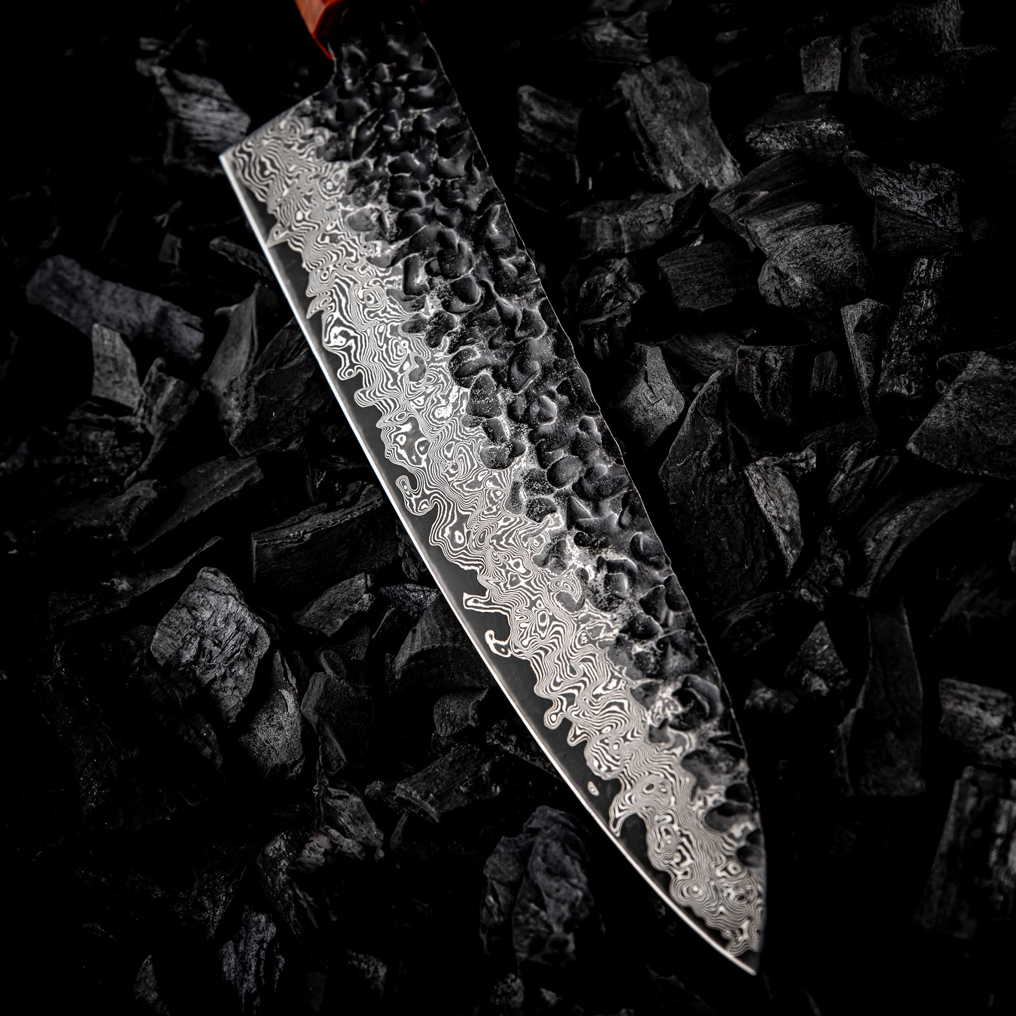 Kumozu 8'' Damascus Steel Gyuto Knife 牛刀
