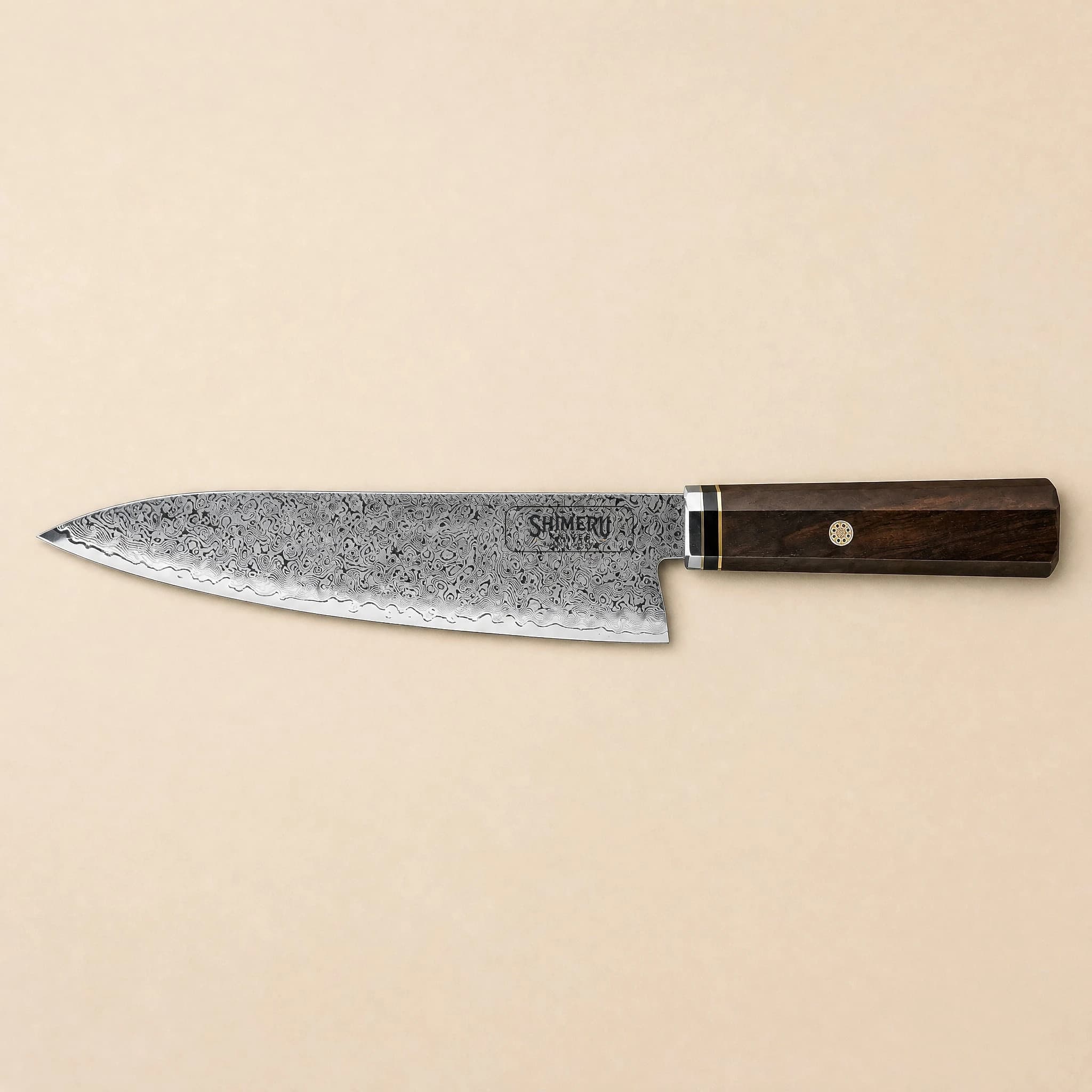 Sakawa 8.5" Damascus Steel Gyuto Knife