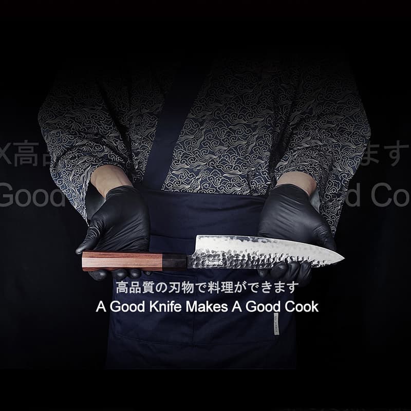 Tenjin 8" Stainless Steel Gyuto Knife 牛刀