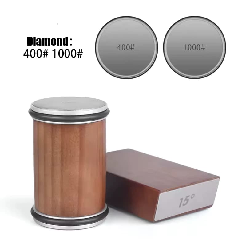 Magnetic Rolling Knife Sharpener Diamond #400 &amp; #1000