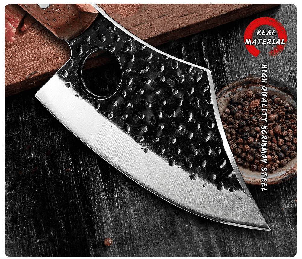 Kiba 5.8" Butcher Knife with Leather Sheath