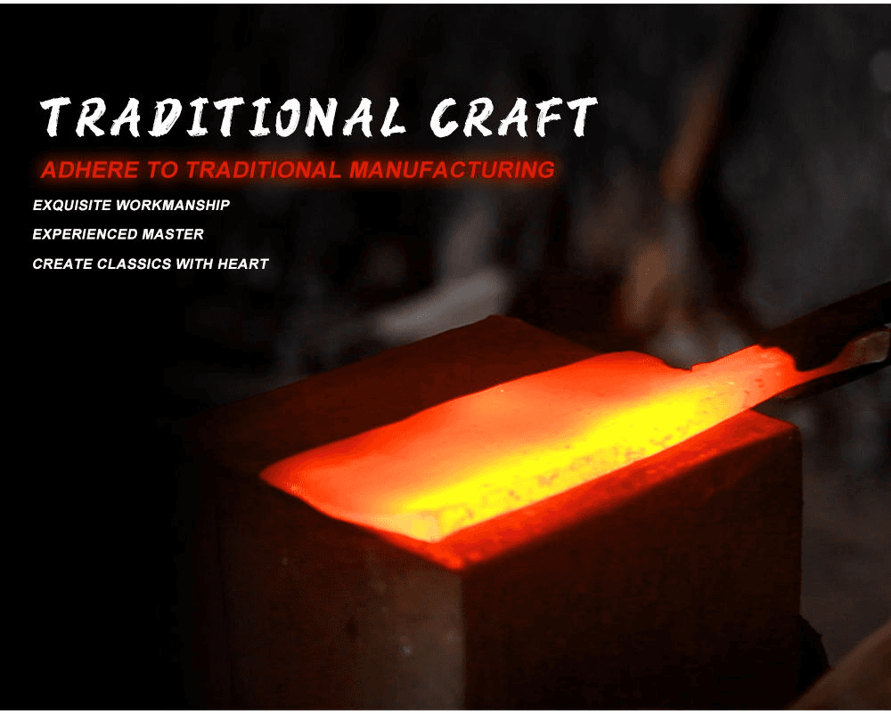 Kiba 5.8" Butcher Knife with Leather Sheath