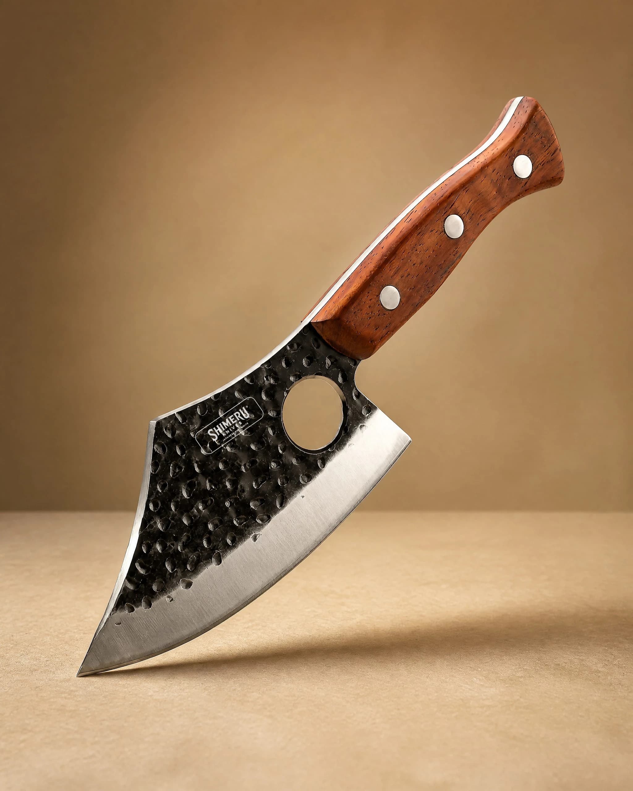 Kiba 5.8" Butcher Knife with Leather Sheath
