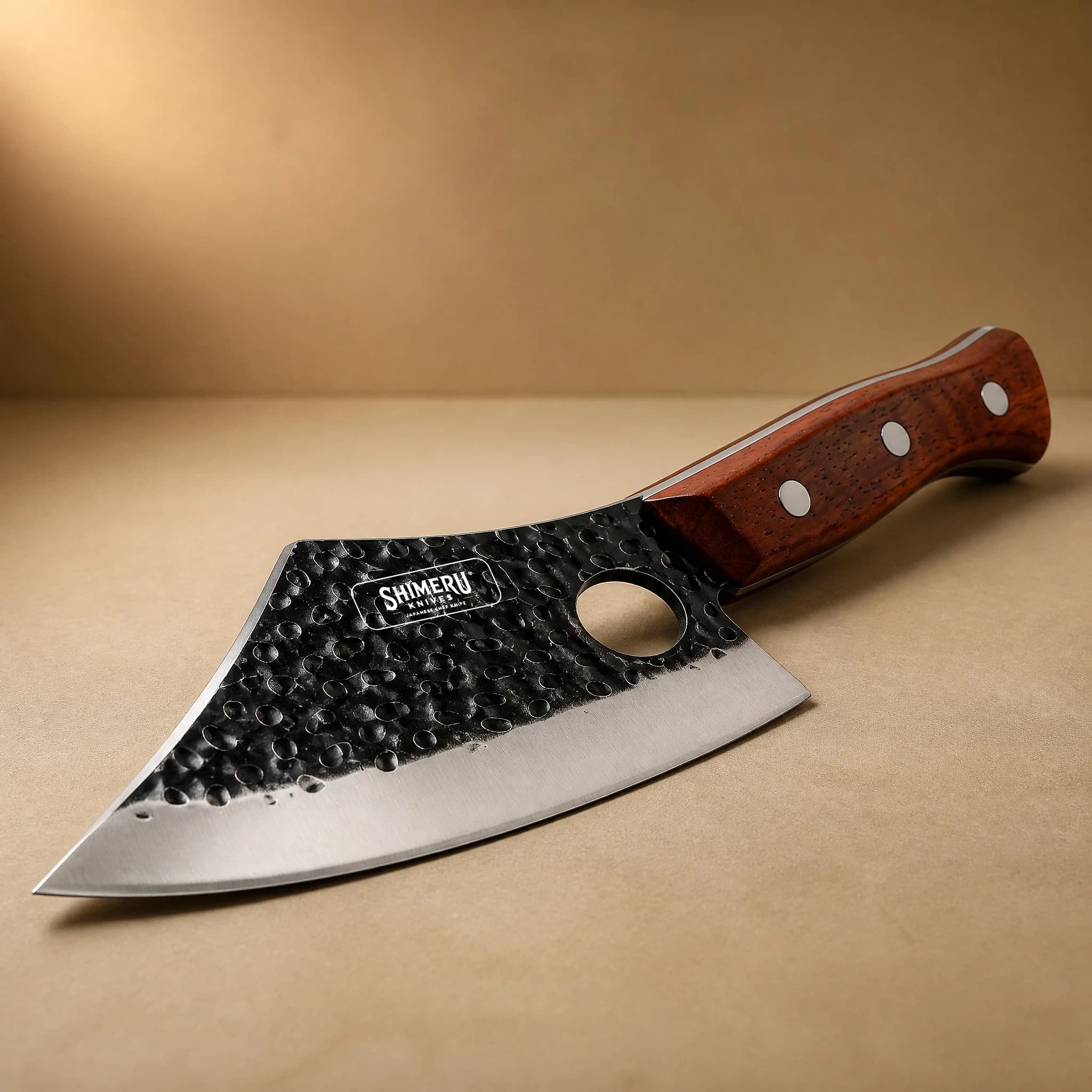 Kiba 5.8" Butcher Knife with Leather Sheath