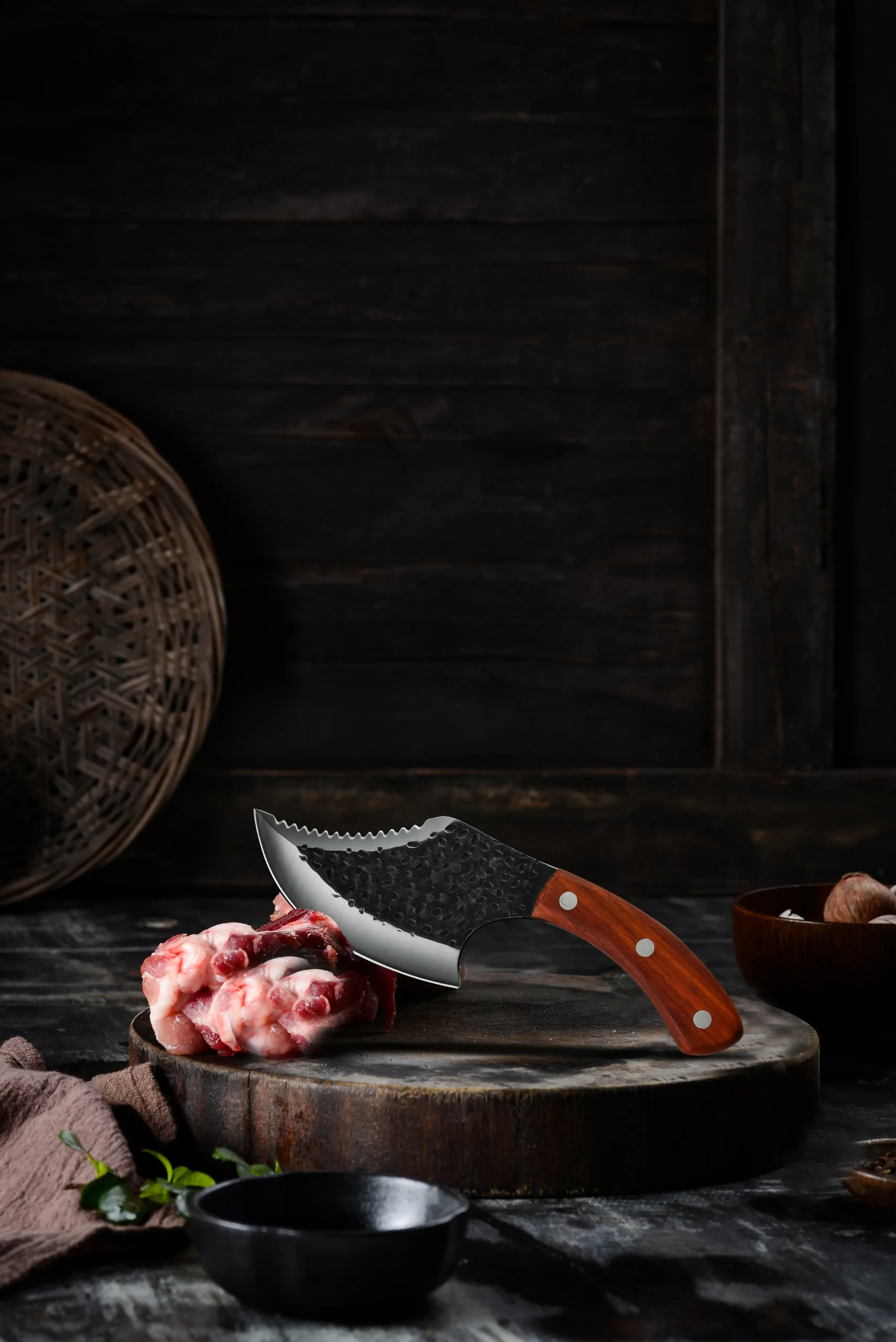 Arashi 5.2" Butcher Knife with Sheath