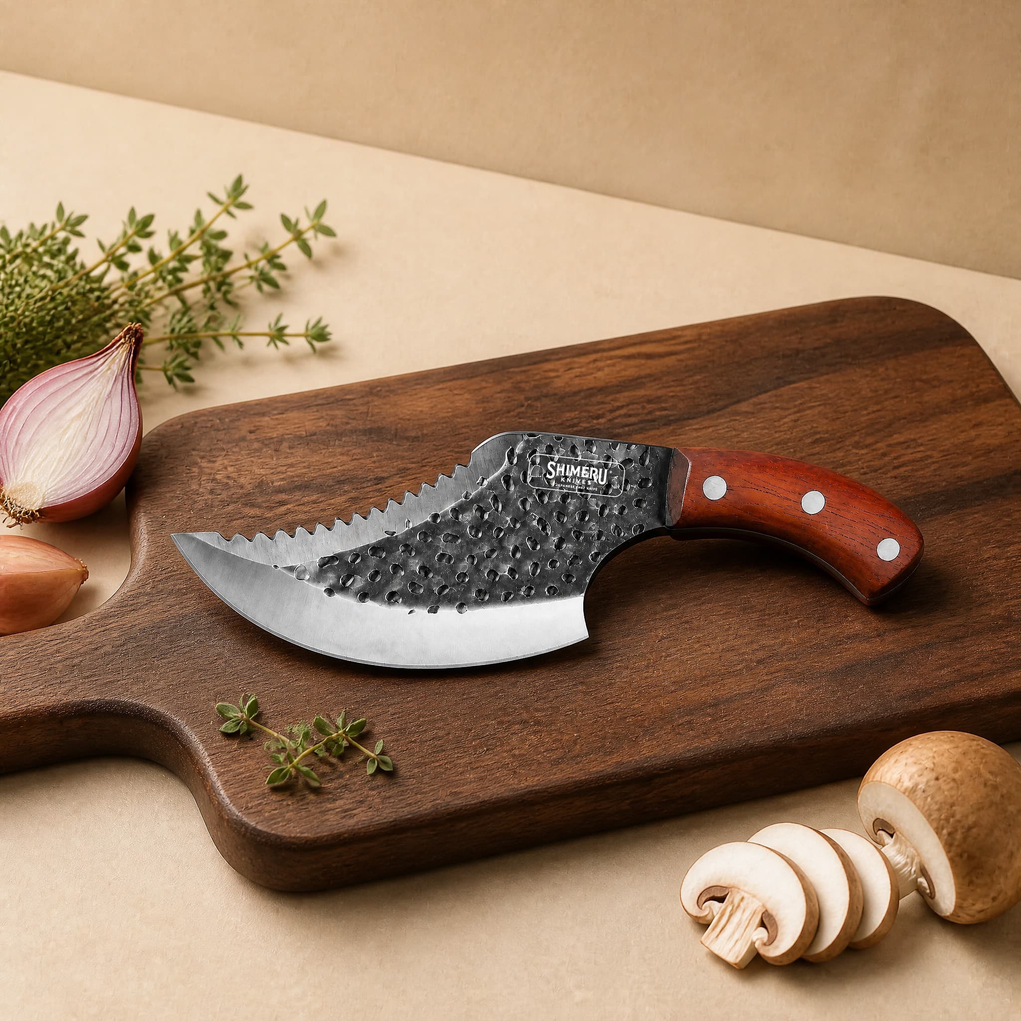 Arashi 5.2" Butcher Knife with Sheath