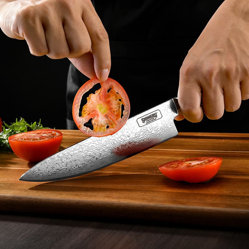Kinzan 金山 7.7" Damascus Steel Gyuto Japanese Chef Knife