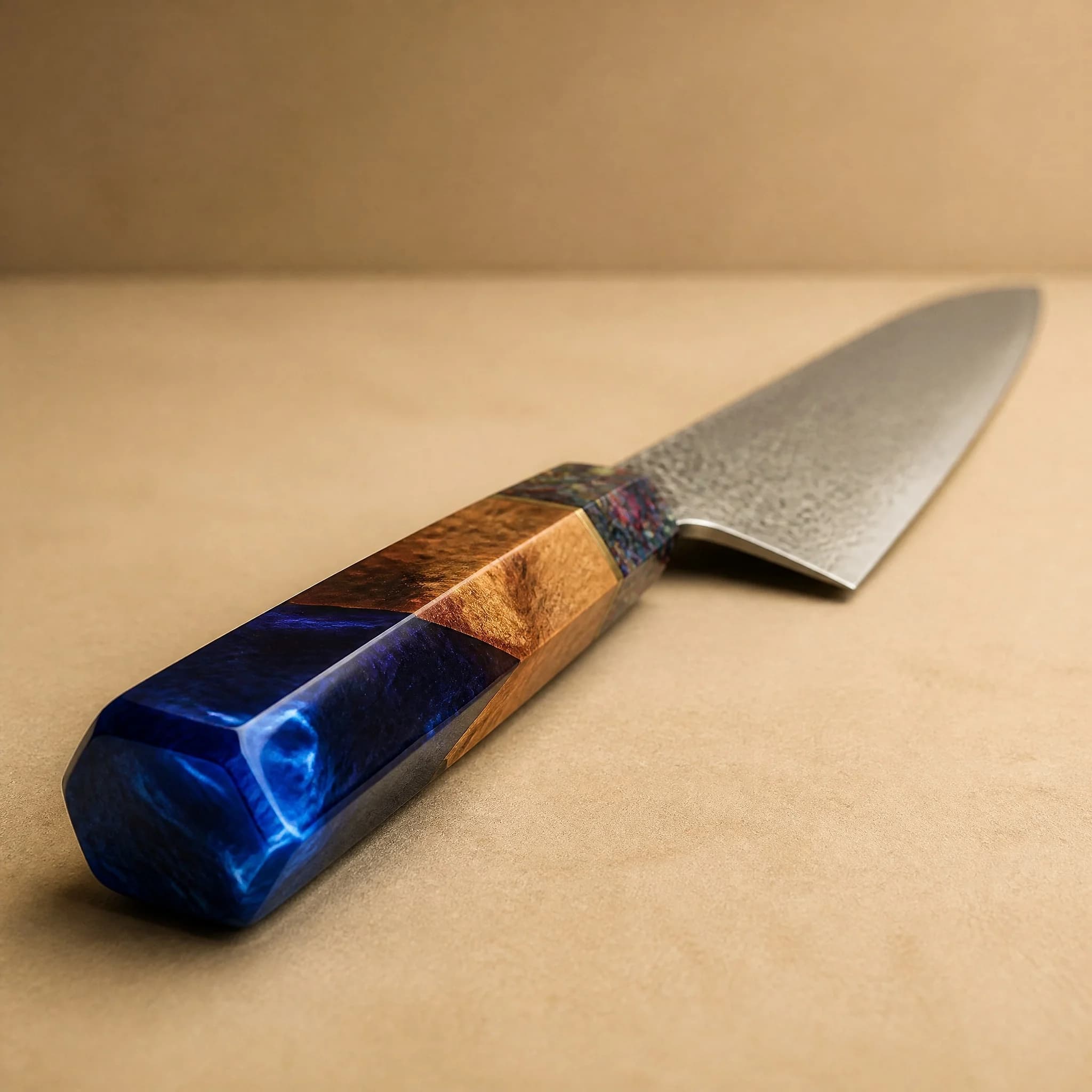 Ruri 8.5" Damascus Steel Gyuto Knife 牛刀