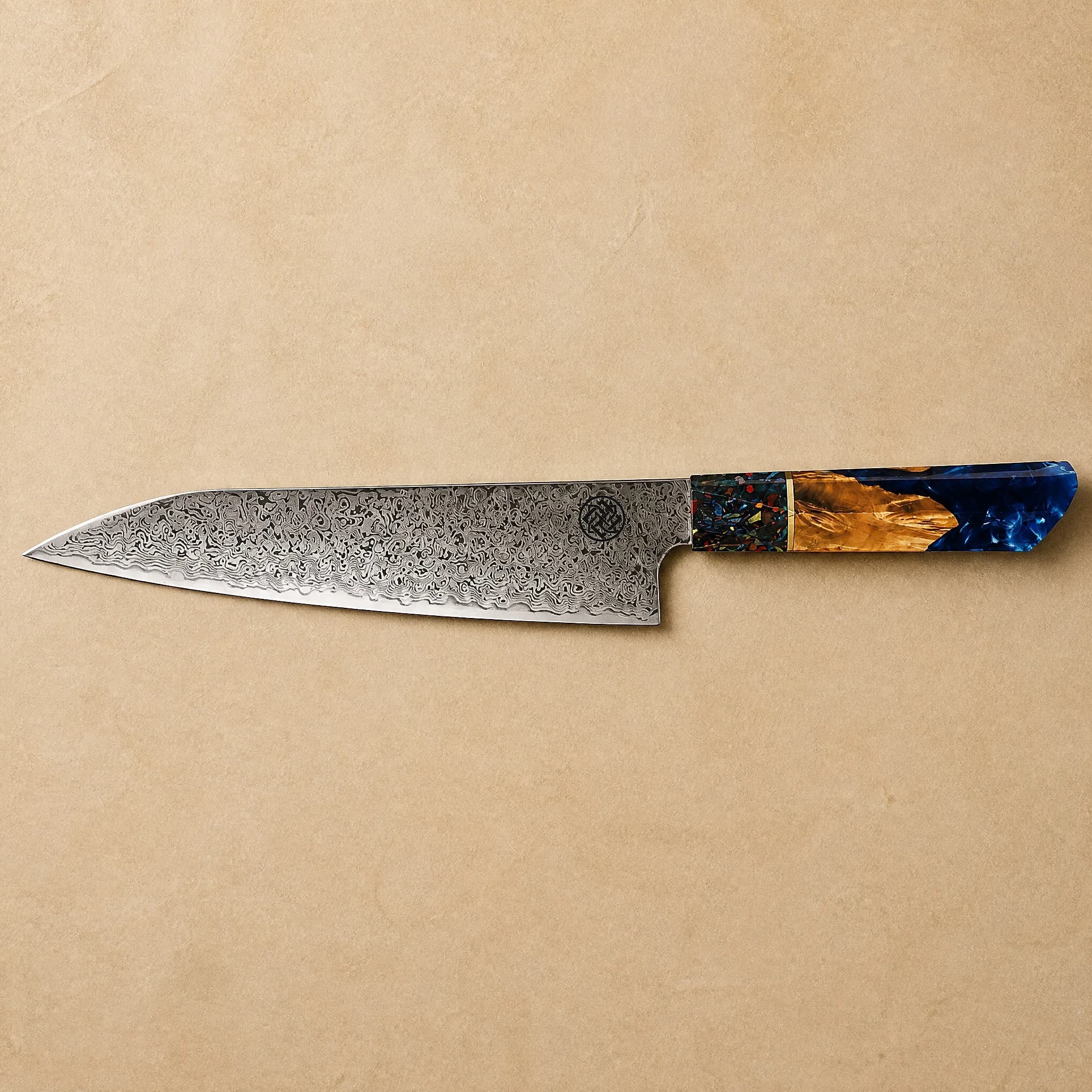 Ruri 8.5" Damascus Steel Gyuto Knife 牛刀