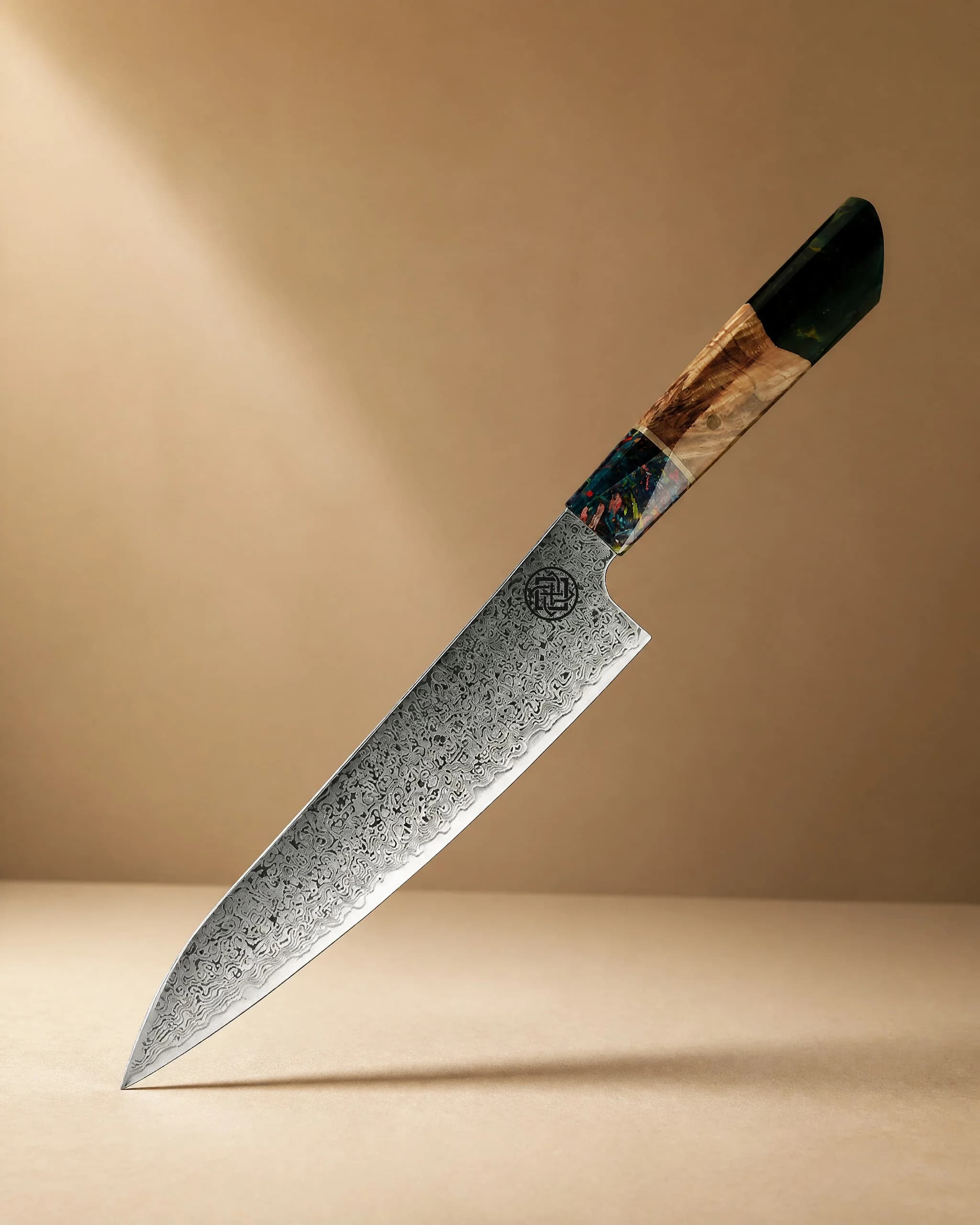 Wakaba 8.5" Damascus Steel Gyuto Knife 牛刀
