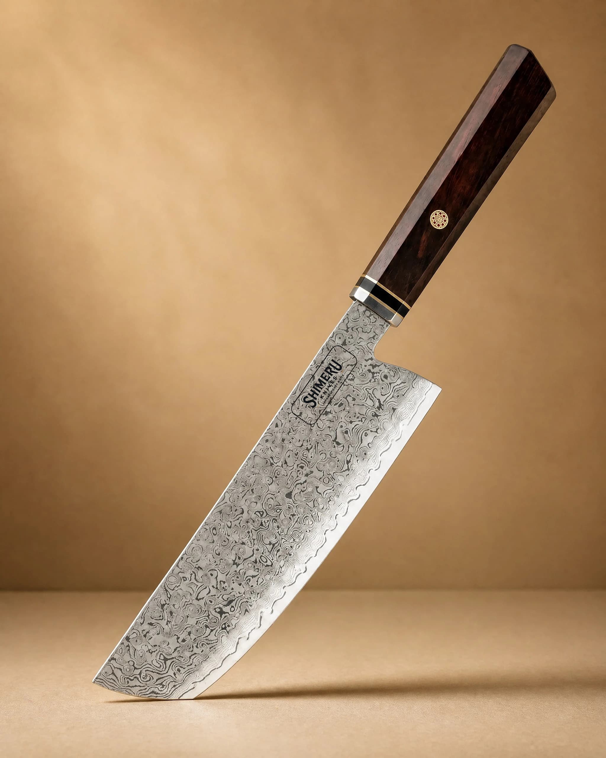 Yamato 7" Damascus Steel Nakiri Knife