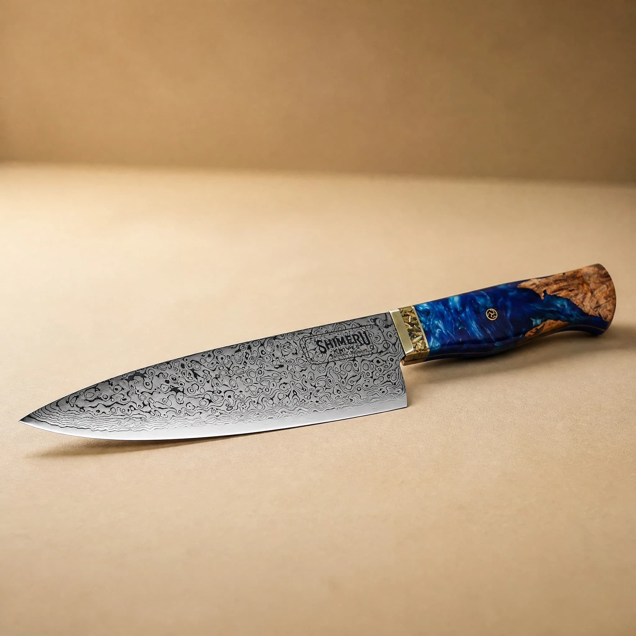 Yamato 8" Damascus Steel Gyuto Knife