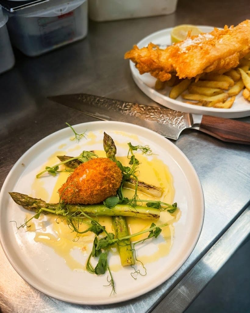A dish prepared by Chris Hickey