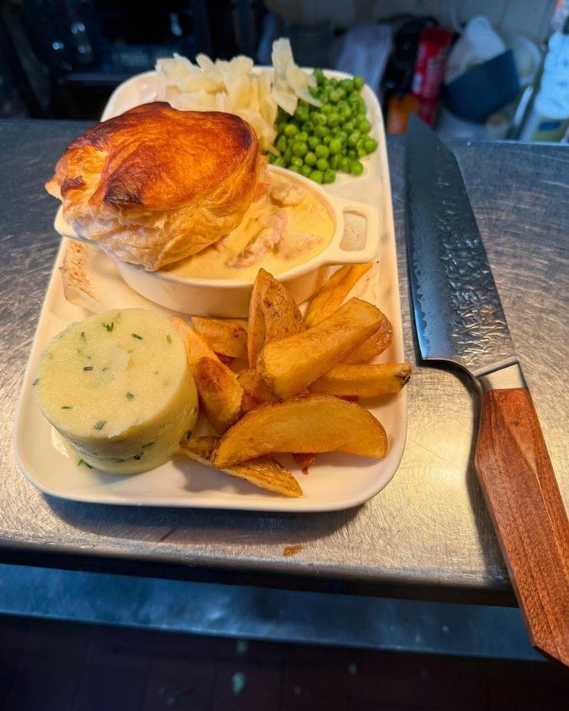 A dish prepared by Gary Martin