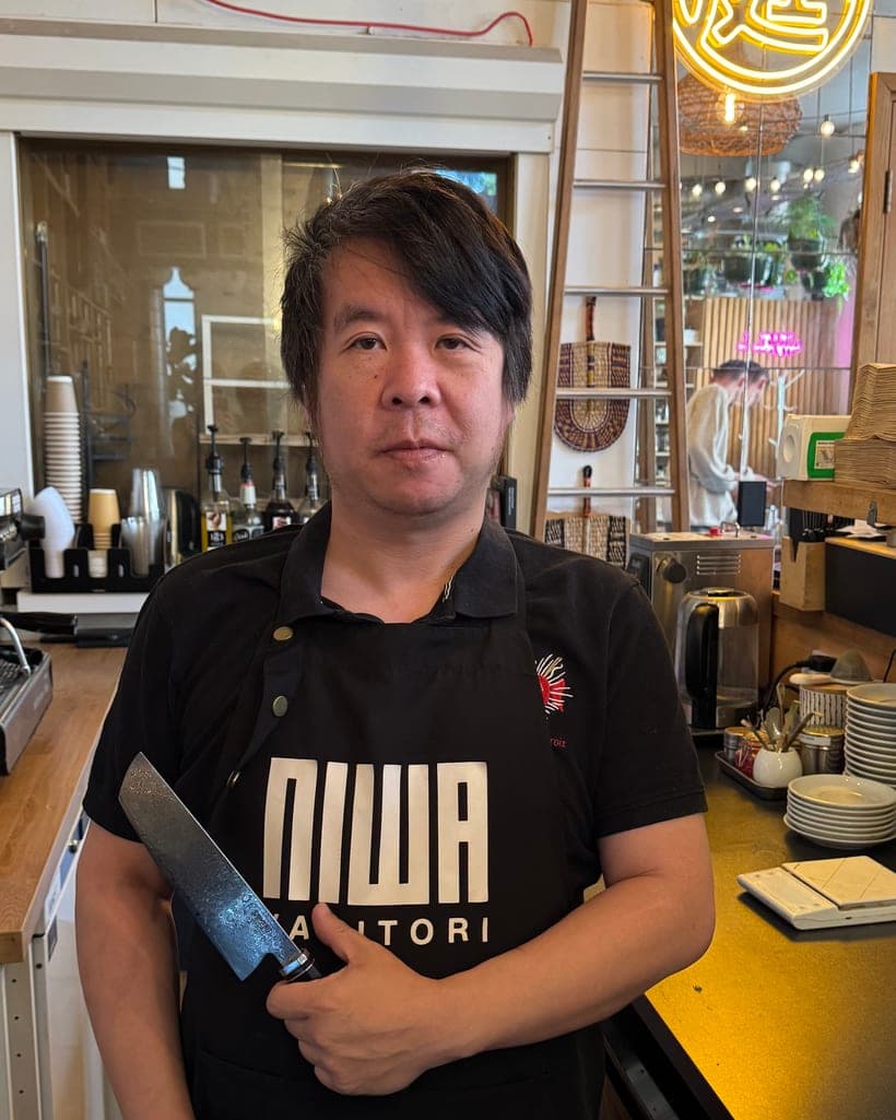 Nigel Wong, Head Chef at Niwa Yakitori